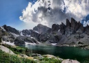 Sky Pond with "Shark's Tooth"