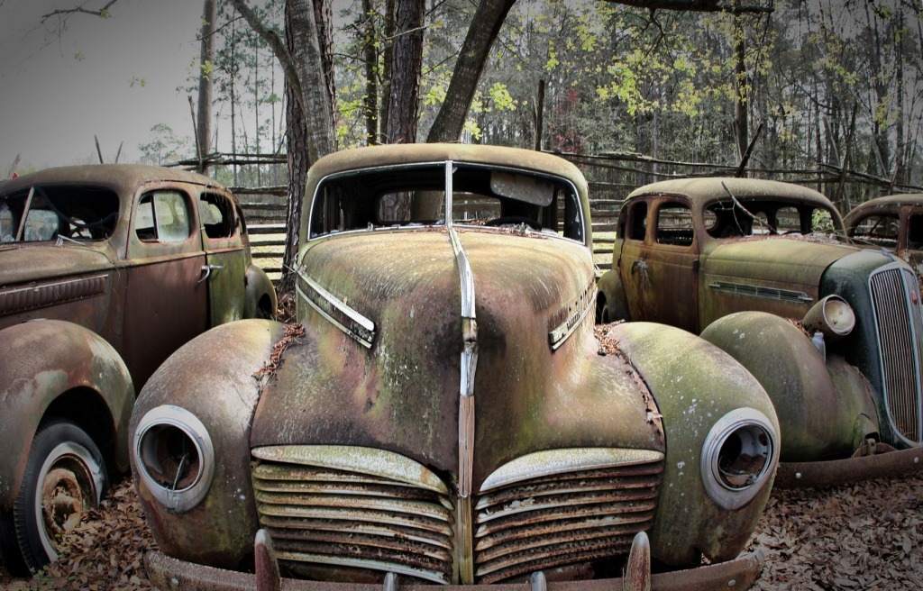 Old Cars jigsaw puzz