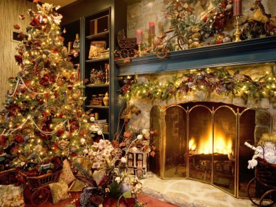 By The Fireplace Jigsaw Puzzle In Christmas New Year Puzzles On