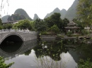 Bridge and Building in Yangshuo
