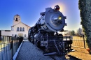 Boise Train Depot and Engine