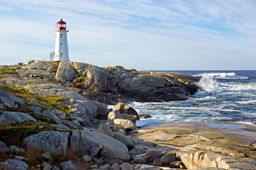 Peggy's Cove, Nova Scotia, Canada jigsaw puzzle in Puzzle of the Day