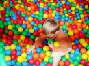 Playing in a Ball Pit at MacDo