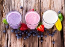 Strawberry, Blueberry and Banana Drinks