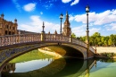 Die Leon Bridge in Sevilla, Spanien