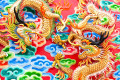 Chinese Dragon on a Temple Wall