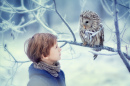 A Boy and an Owl