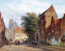 A Sunny Street in a Dutch Town