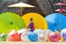 Ombrelles peintes, Chiang Mai, Thaïlande