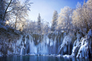 Plitvice Lakes National Park in Winter