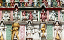 Gopuram von Hindu-Tempel, Indien