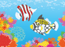 Butterfly Fish and a Clown Triggerfish