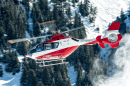 Eurocopter EC135 T1 Helicopter in Courchevel