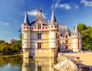 Chateau d'Azay-Le-Rideau, vallée de la Loire, France