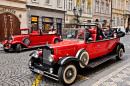 Carros Antigos em Praga, República Tcheca