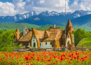 Lehmschloss, Tal der Feen, Rumänien
