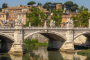 Fluss Tiber, Rom, Italien