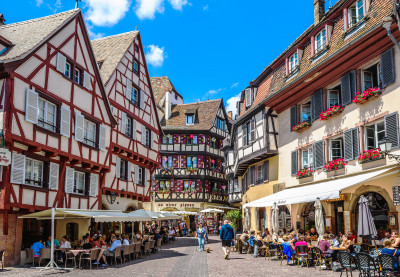 Town Of Colmar France Jigsaw Puzzle In Street View Puzzles On