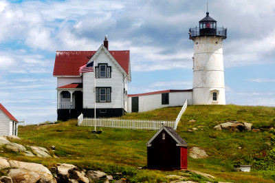 Nubble Lighthouse In Maine Jigsaw Puzzle In Great Sightings Puzzles On