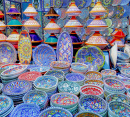Traditionelle marokkanische Keramik