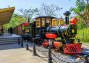 Поезд «Золотая лихорадка» в парке развлечений, Таиланд