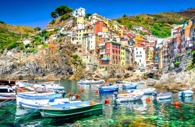 Cinque Terre Riomaggiore Liguria Italy Jigsaw Puzzle In Great