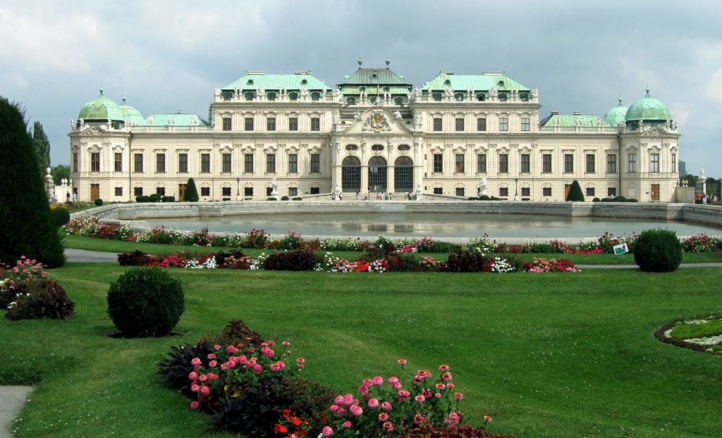 Palácio Belvedere, Viena jigsaw puzzle in Castelos puzzles on TheJigsawPuzzles.com