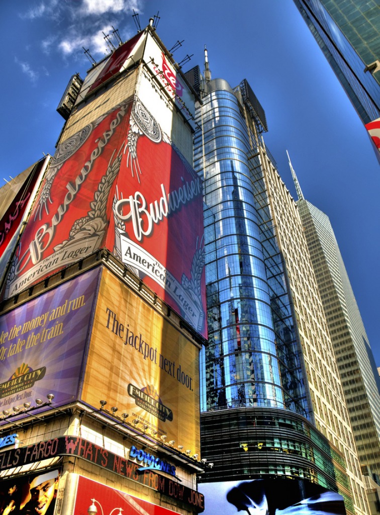 Times Square Towers jigsaw puzzle in Puzzle of the Day puzzles on TheJigsawPuzzles.com