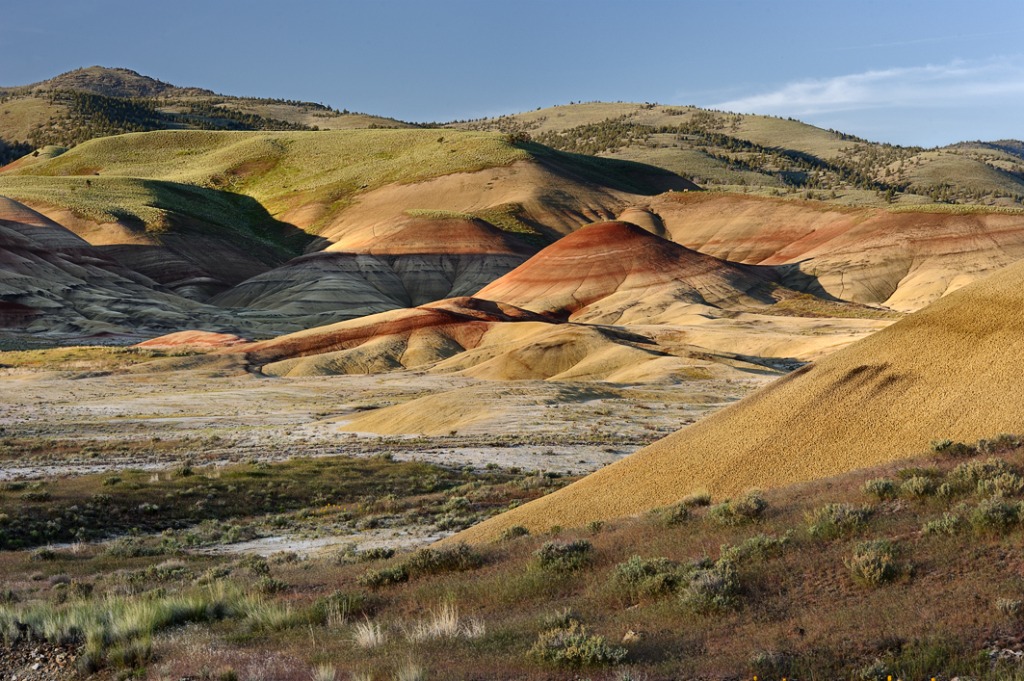 Sunrise at the Painted Hills jigsaw puzzle in Great Sightings puzzles on TheJigsawPuzzles.com