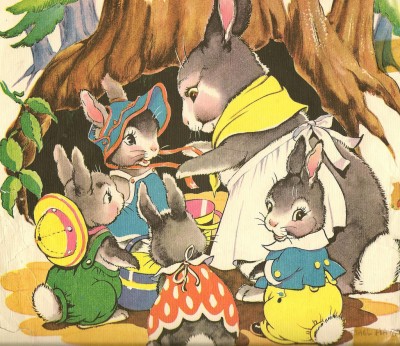 Four Little Rabbits jigsaw puzzle in Piece of Art puzzles on ...