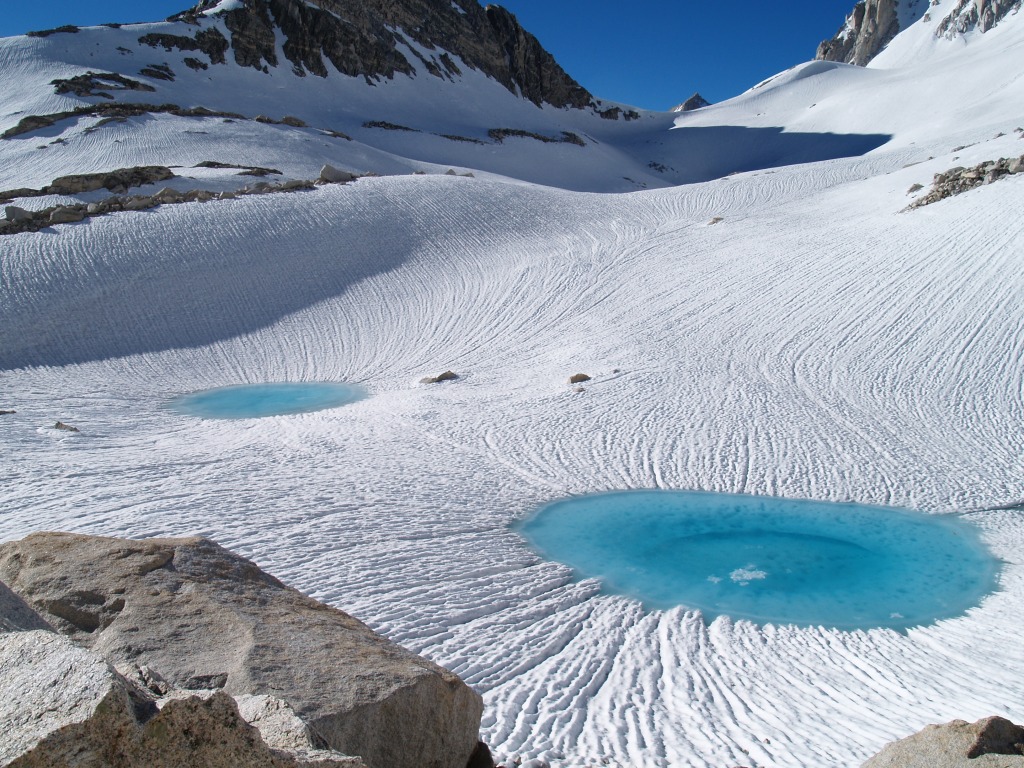 Mountain Pools on Snow jigsaw puzzle in Great Sightings puzzles on TheJigsawPuzzles.com