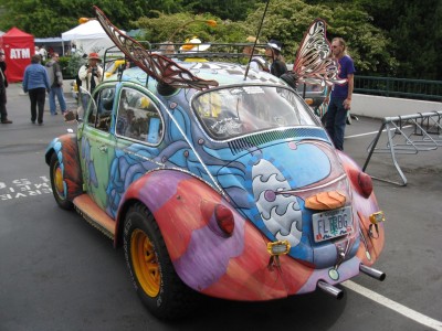 Butterfly Car jigsaw puzzle in Cars & Bikes puzzles on TheJigsawPuzzles.com