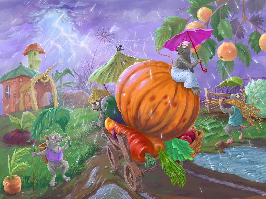 Harvest jigsaw puzzle in Kids Puzzles puzzles on TheJigsawPuzzles.com