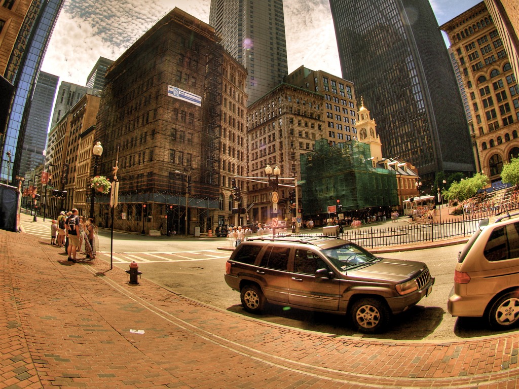 Downtown Boston jigsaw puzzle in Street View puzzles on TheJigsawPuzzles.com