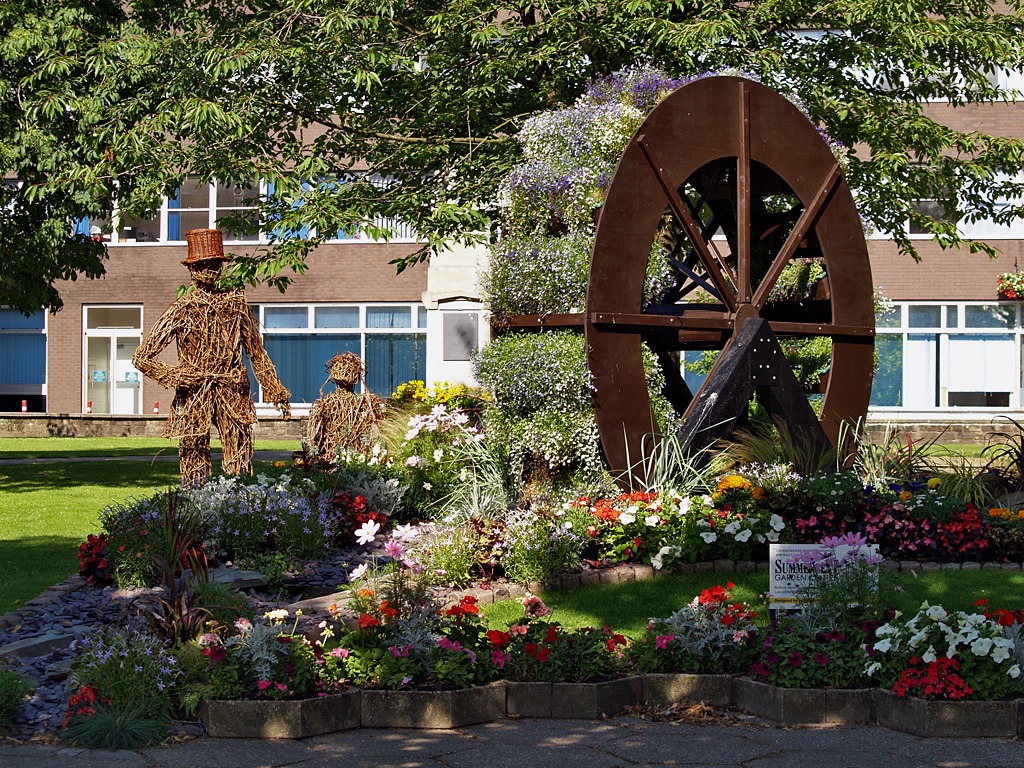 Library Gardens jigsaw puzzle in Flowers puzzles on TheJigsawPuzzles.com