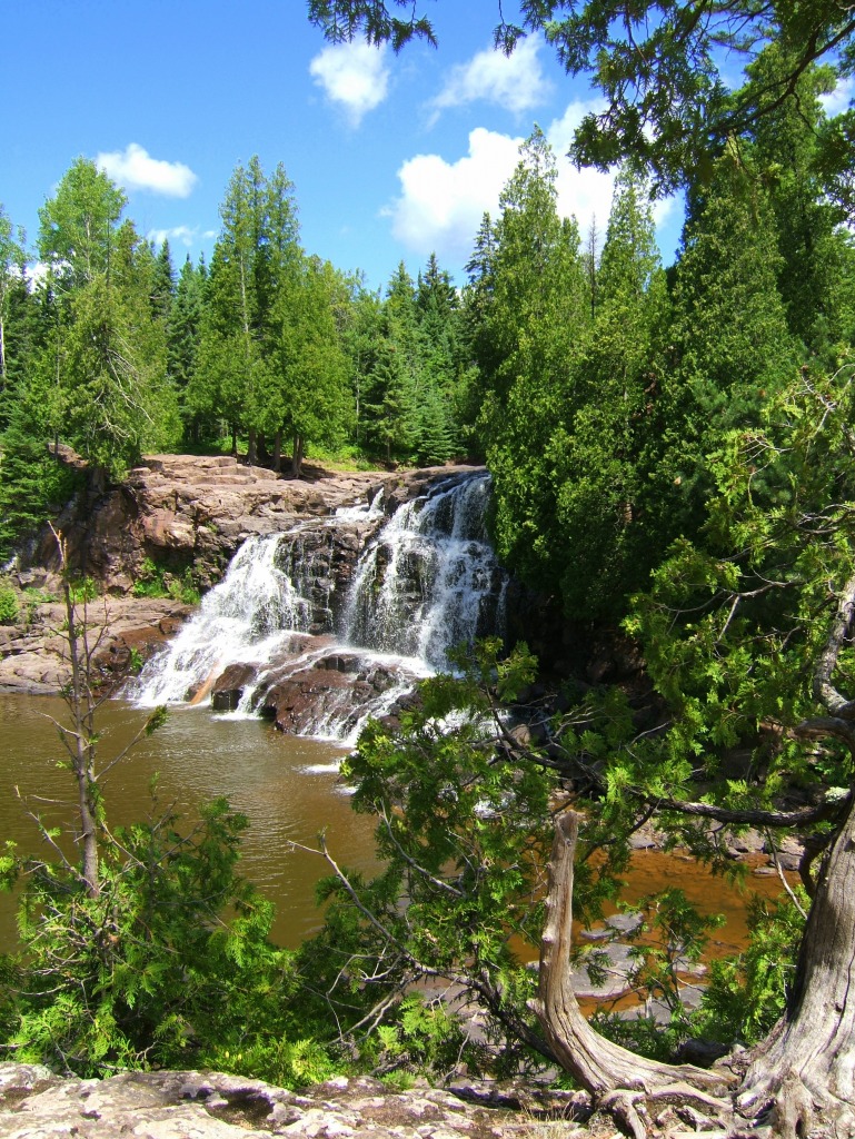 Gooseberry Falls jigsaw puzzle in Waterfalls puzzles on TheJigsawPuzzles.com
