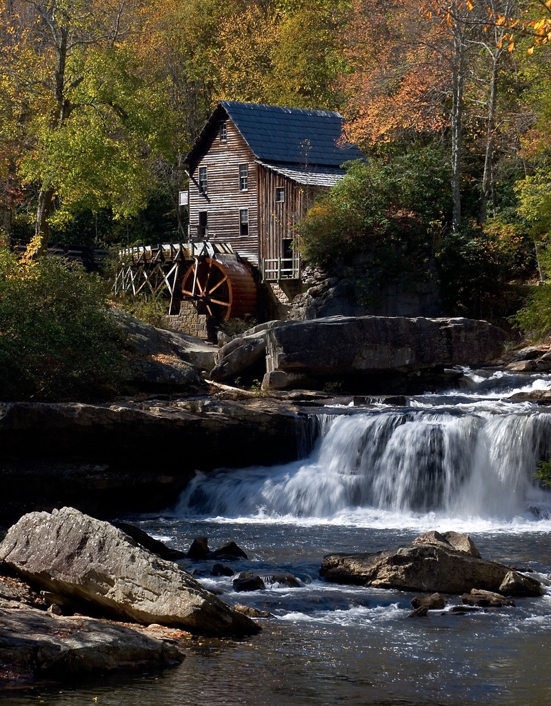 Glade Creek Mill jigsaw puzzle in Waterfalls puzzles on TheJigsawPuzzles.com