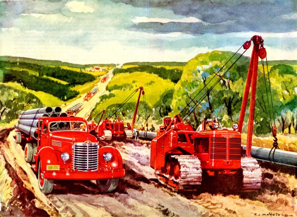 Internationale des tracteurs, 1948 jigsaw puzzle in Voitures et Motos puzzles on TheJigsawPuzzles.com