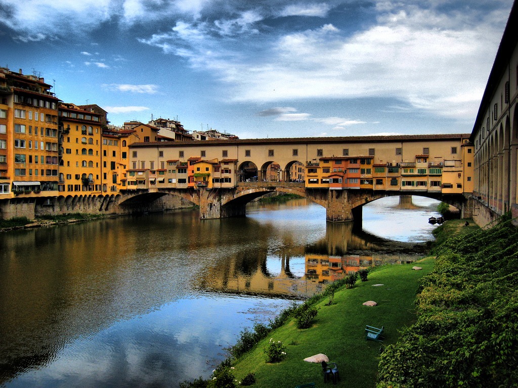 Ponte Vecchio, Florence jigsaw puzzle in Bridges puzzles on TheJigsawPuzzles.com