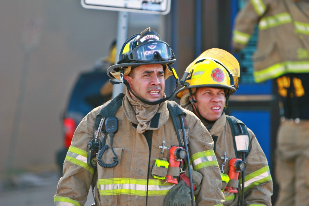Two Firemen jigsaw puzzle in People puzzles on TheJigsawPuzzles.com
