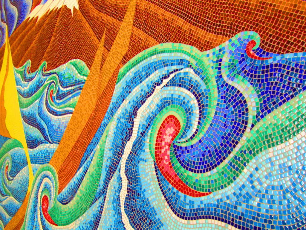 Hawaiian Mural jigsaw puzzle in Puzzle of the Day puzzles on TheJigsawPuzzles.com