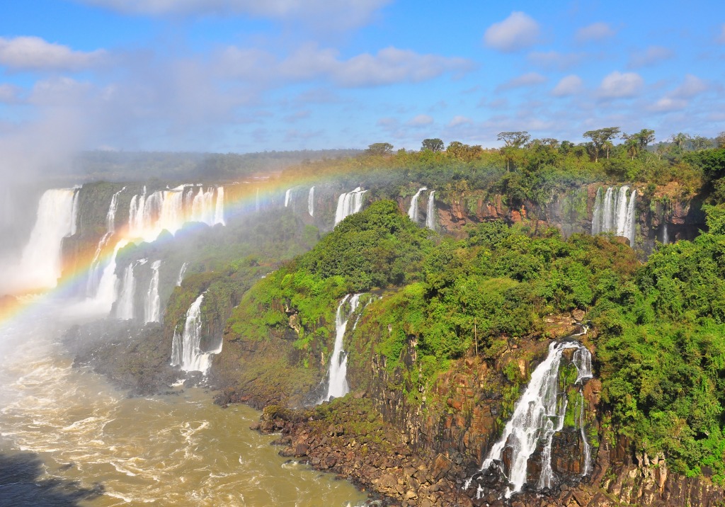 Iguazu-Wasserfälle jigsaw puzzle in Wasserfälle puzzles on TheJigsawPuzzles.com