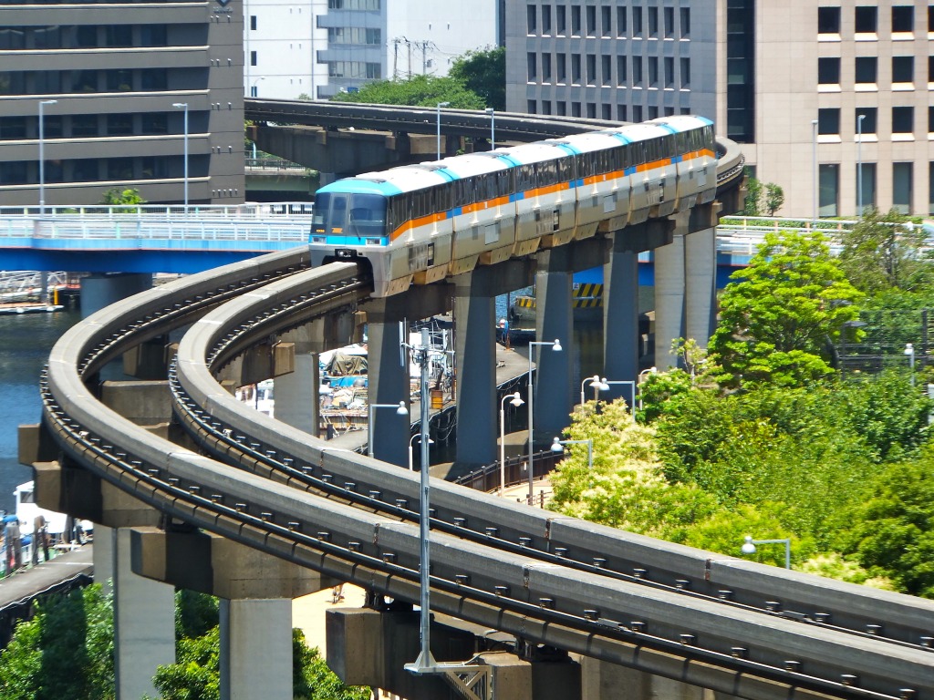 Tokyo Monorail jigsaw puzzle in Bridges puzzles on TheJigsawPuzzles.com