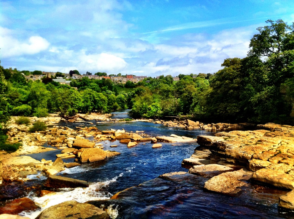 River Swale, North Yorkshire jigsaw puzzle in Great Sightings puzzles on TheJigsawPuzzles.com