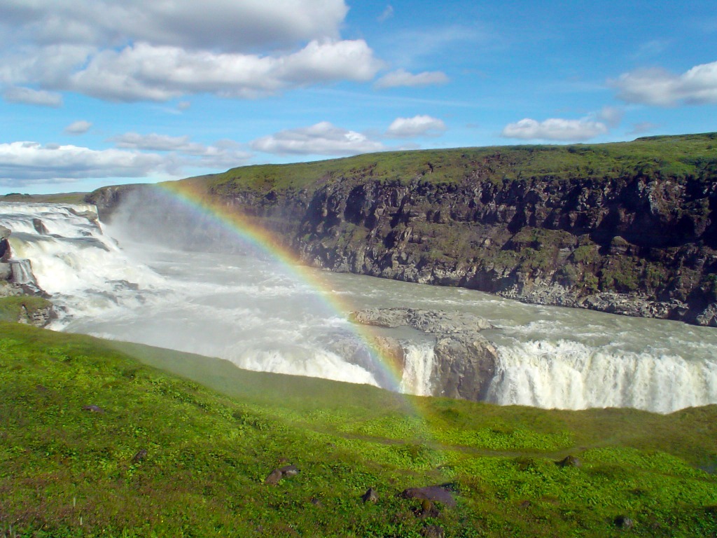 Gullfoss, Iceland jigsaw puzzle in Waterfalls puzzles on TheJigsawPuzzles.com