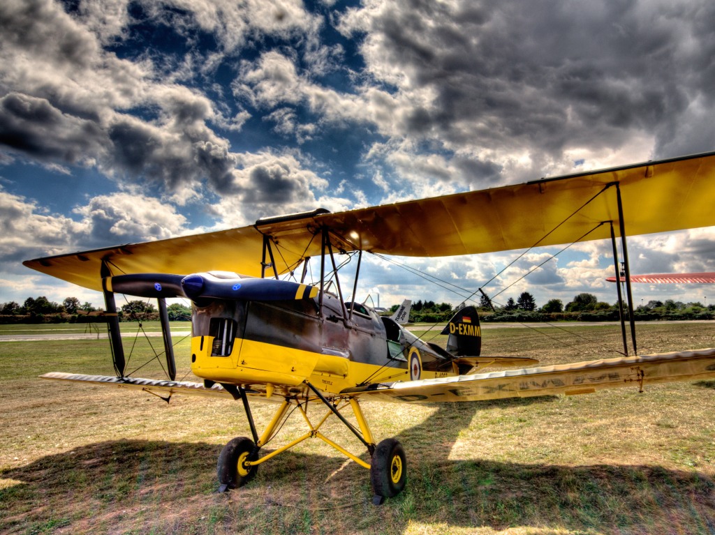 Biplan jigsaw puzzle in Aviation puzzles on TheJigsawPuzzles.com