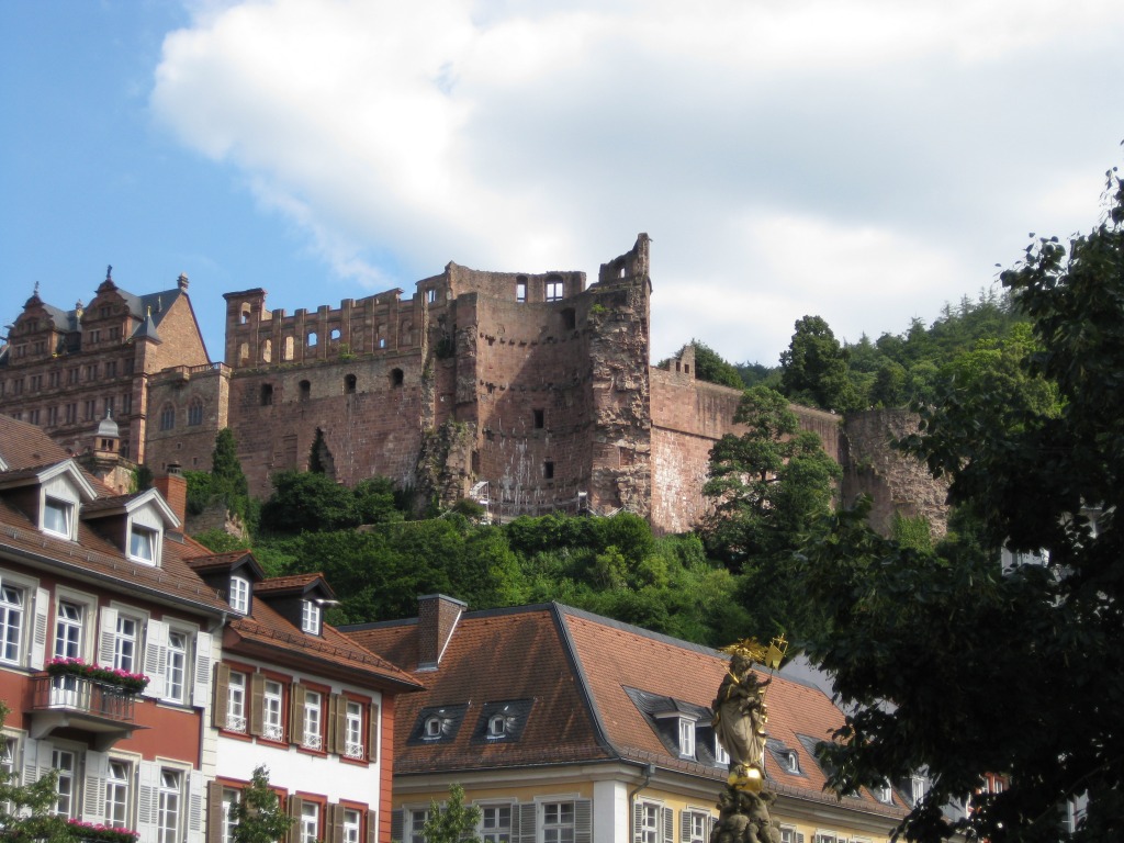 Heidelberg Castle jigsaw puzzle in Castles puzzles on TheJigsawPuzzles.com