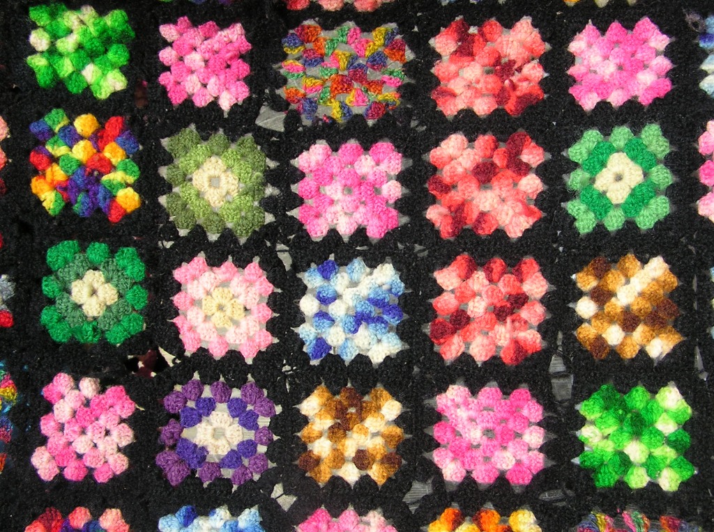Granny Square Afghan jigsaw puzzle in Handmade puzzles on TheJigsawPuzzles.com