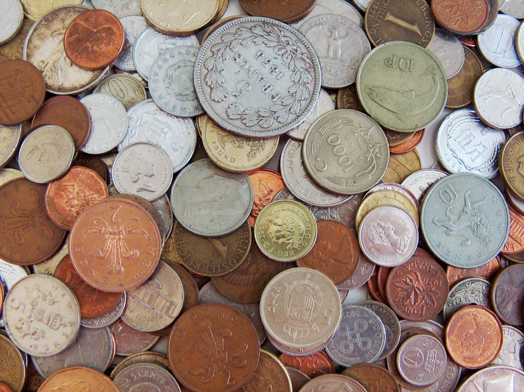 Coins jigsaw puzzle in Money puzzles on TheJigsawPuzzles.com