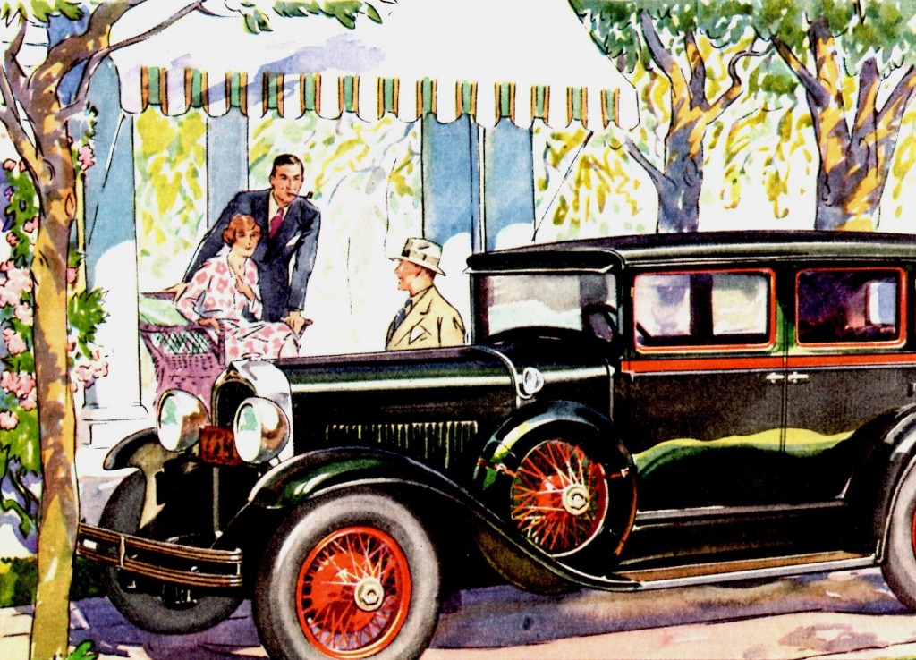 1928 Marmon 68 Limousine jigsaw puzzle in Autos & Motorräder puzzles on TheJigsawPuzzles.com